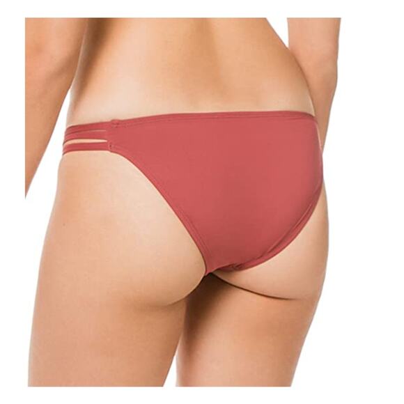 LSpace Womens Rose Hipster  Bikini Swim Bottom Red Size small NWT - Picture 2 of 3